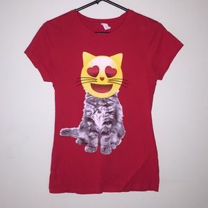 Cat emoji T-shirt